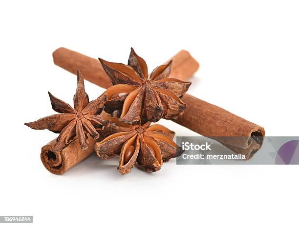 Anice And Cinnamon Stock Photo - Download Image Now - Brown, Cinnamon, Close-up