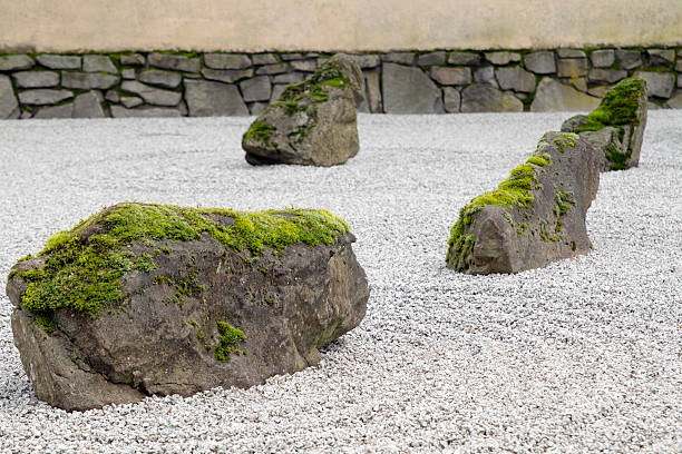 istock Japanese Stone and Sand Garden Closeup 186947534
