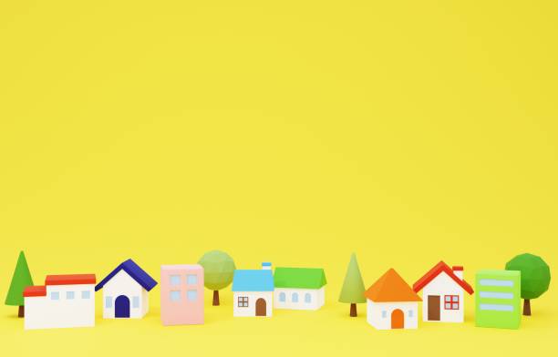 istock 3D image of a cute little house 1869477211