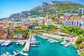 Fontvieille Harbour in Monaco