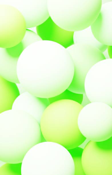 istock Pastel color ball background illustration 1869478271