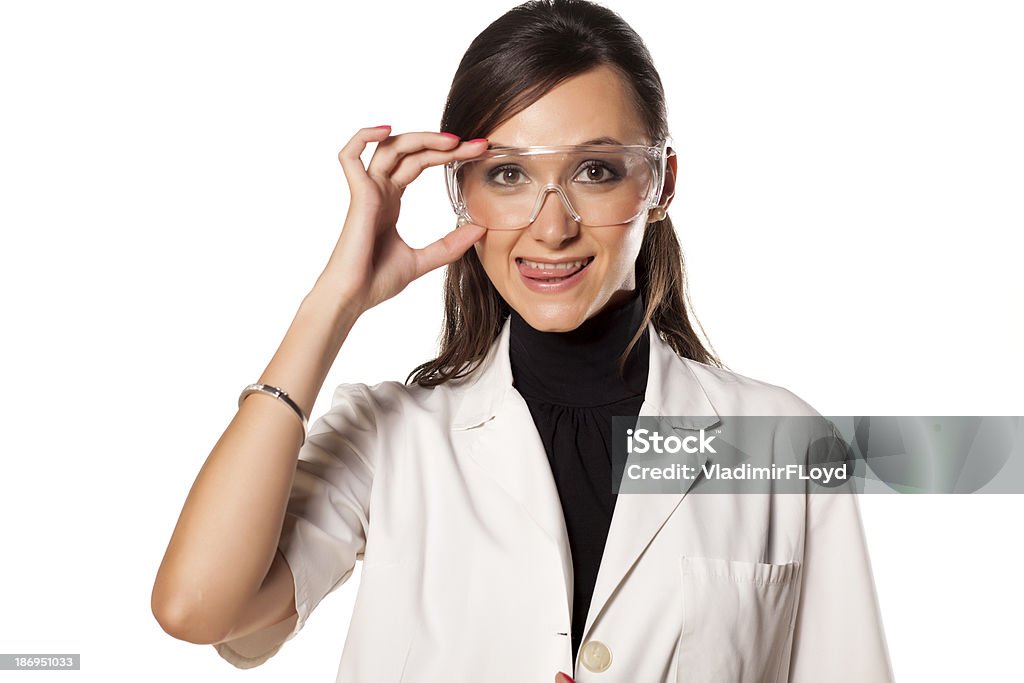 Mujer de laboratorio - Foto de stock de Abrigo libre de derechos