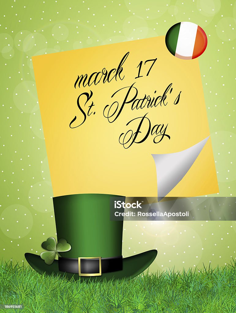 St. Patrick's Day-Mütze - Lizenzfrei Band Stock-Illustration