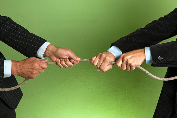 istock Competition in the corporate 186951918