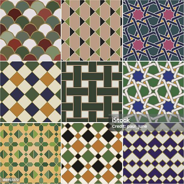 Motif Géométrique Sans Couture Islamique Vecteurs libres de droits et plus d'images vectorielles de Abstrait - Abstrait, Ajour, Antiquités