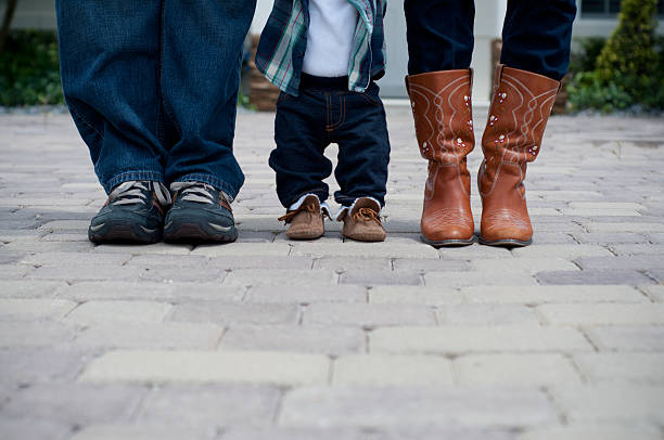 istock Cute family feet 186954462