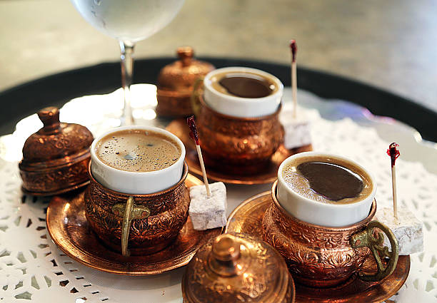 Coffee Tray stock photo