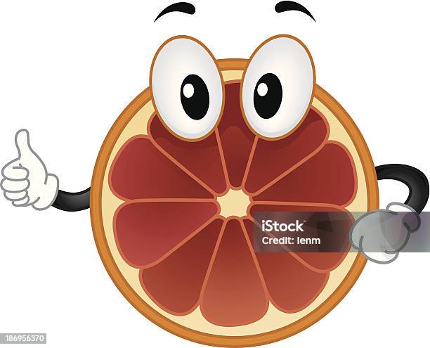 Ilustración de Naranja Sangre Mascot y más Vectores Libres de Derechos de Acuerdo - Acuerdo, Alimento, Antropomórfico