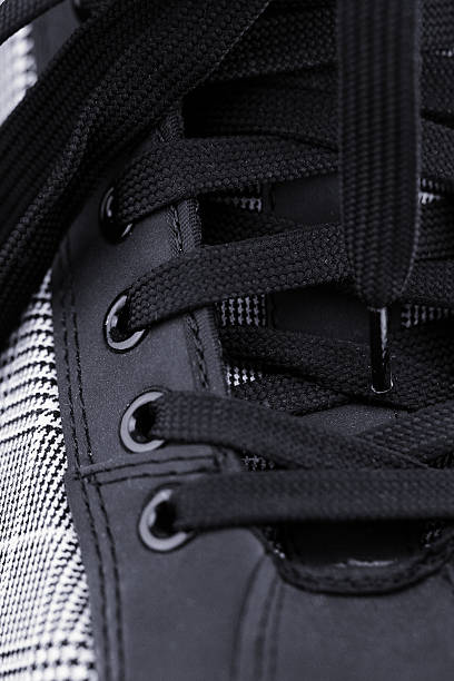 istock Black skates close up 186957558
