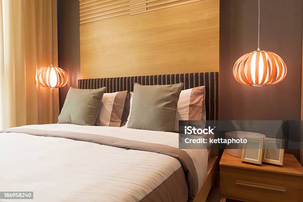 Bedroom Stock Photo - Download Image Now - Apartment, Architecture, Bed - Furniture