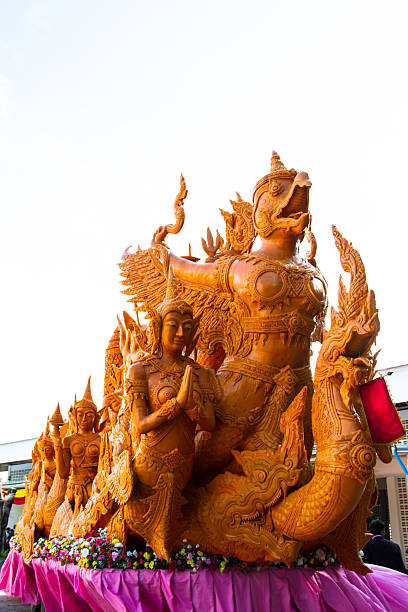 istock Thai style wax angel statue 186959586