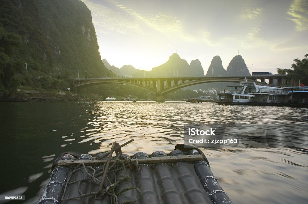 China Guilin rafting - Lizenzfrei Abenteuer Stock-Foto