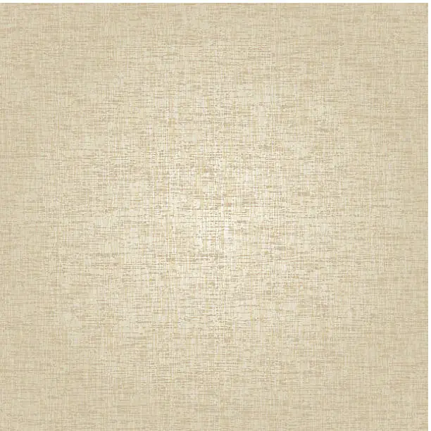 Vector illustration of Beige fabric background with texture showing