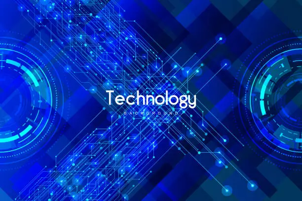 Vector illustration of Technology Concept Background