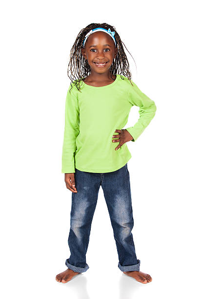 istock Cute african girl 186963495