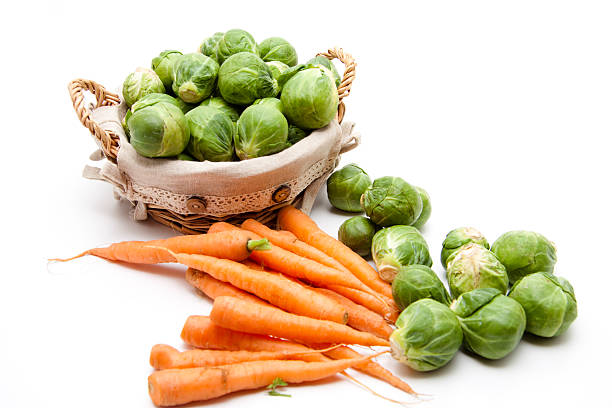 Brussels sprouts and carrots