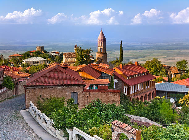 istock Ancient Georgian town Signakhi 186964256
