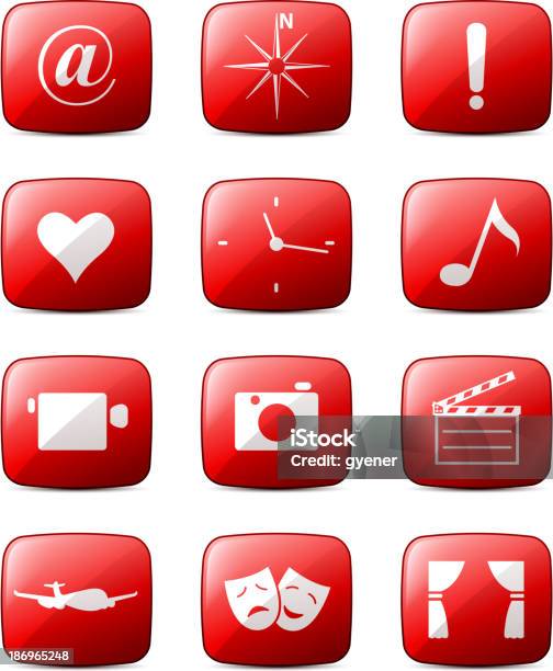 Digitally Buttons Stock Illustration - Download Image Now - Arts Culture and Entertainment, Camera - Photographic Equipment, Celebration