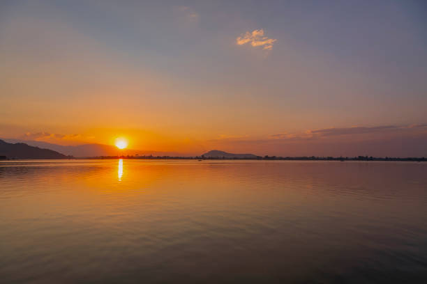 istock Sunset on Dale lake,  Srinagar. 1869669011