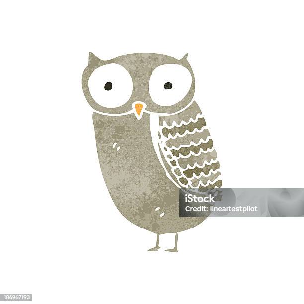Retro Cartoon Owl Stock Illustration - Download Image Now - Bird, Bizarre, Cartoon
