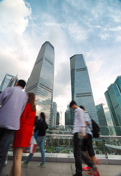 istock Pedestrians in Shanghai, China 186967556
