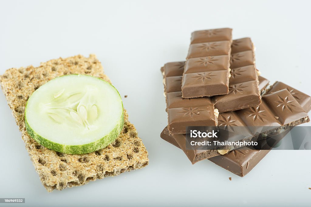 Chocolat ou cracker - Photo de Alimentation lourde libre de droits