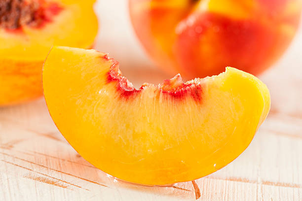 istock Organic Ripe Orange Peaches 186969602