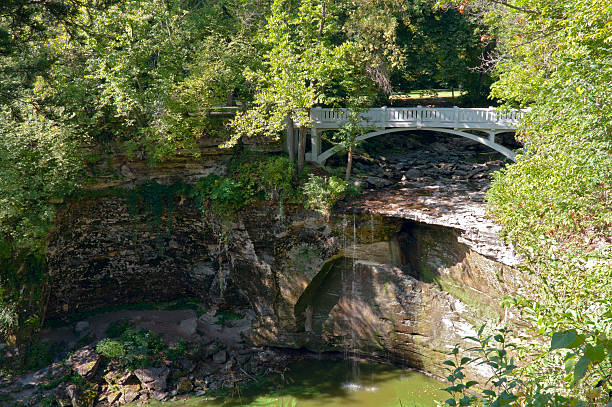 istock Minneopa State Park Forest Bridge and Gorge 186971381