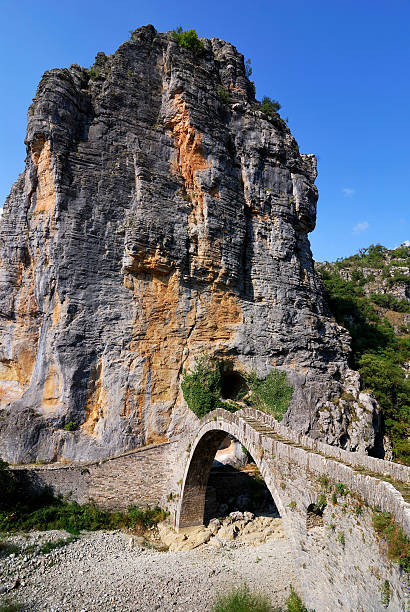 istock Zagoria stone bridge in Pindus Mountains 186972182