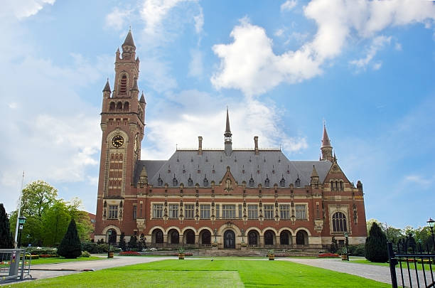 istock Peace Palace in The Hague, Holland 186972704