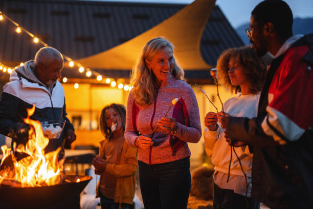 istock Relaxing Night Outside At A Bonfire With Some Marshmallows 1869727600