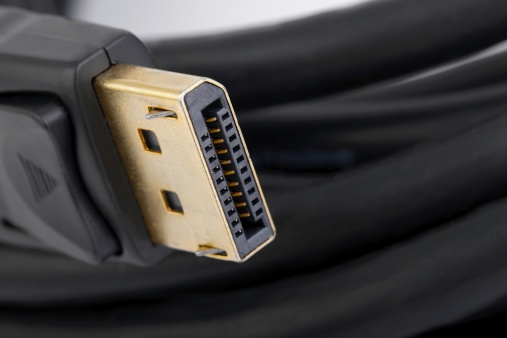 Display cable gold plated connector