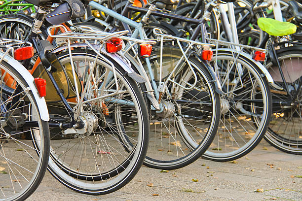istock Several bikes in the parking lot. Netherlands 186977117