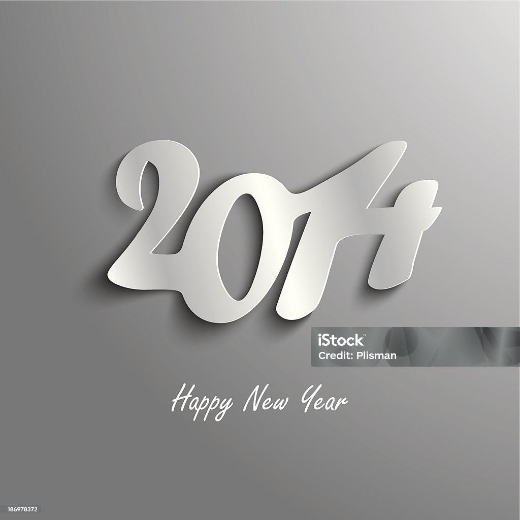 Abstract New Year card on a gray background Abstract New Year card on a gray background vector eps 10 2014 stock vector