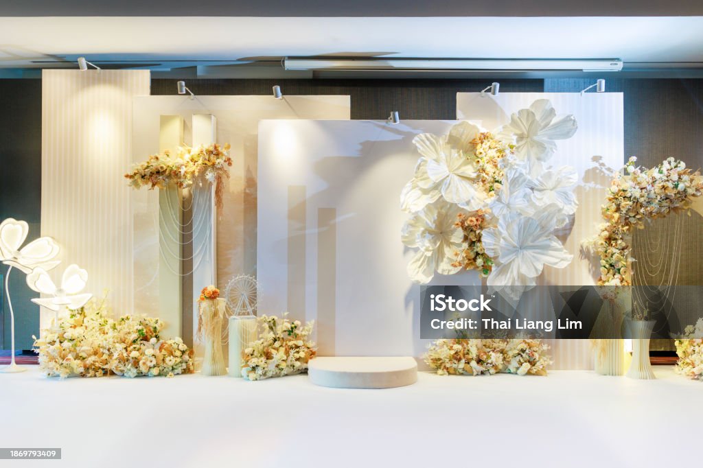 Backdrop Event Setup The Event Party Setup Features A Modern And Elegant Backdrop Setting ...