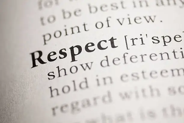 Photo of Respect