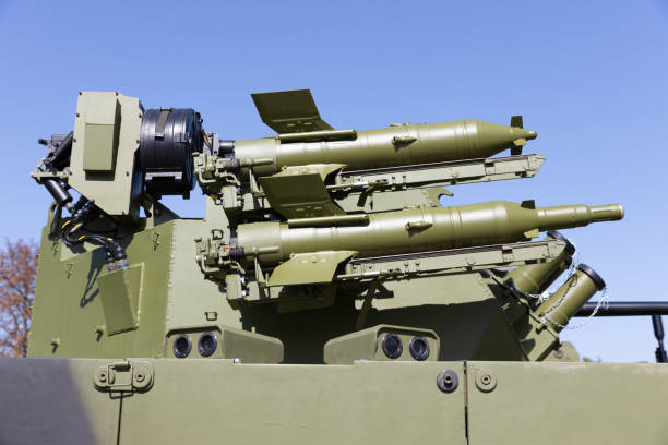 istock Anti-tank or anti-armor guided missile 1869806715