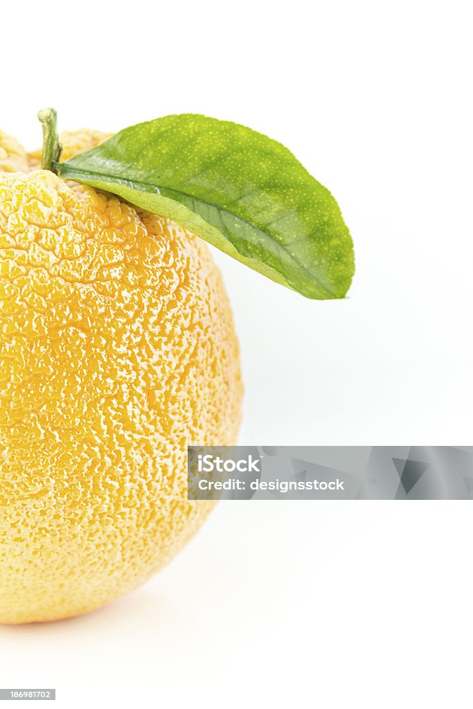 Frutas laranja doce com folhas - Foto de stock de Agricultura royalty-free