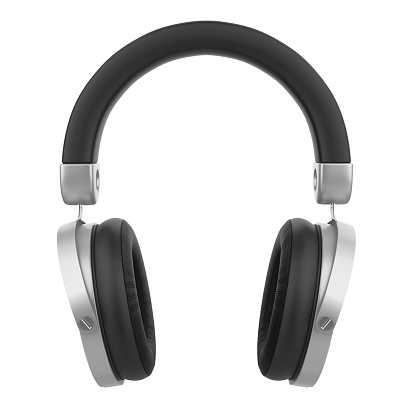 RIGA, LATVIA - January 10, 2017: Bose QuietComfort 35 wireless headphones with Acoustic Noise Cancelling technology.