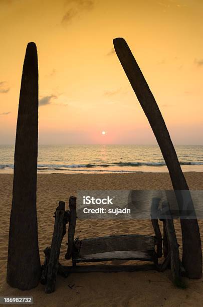 Seat At Beach In The Evening Stock Photo - Download Image Now - Asia, Beach, Coastline