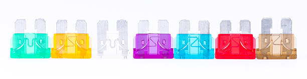 istock Different colors of  car fuses 186982767