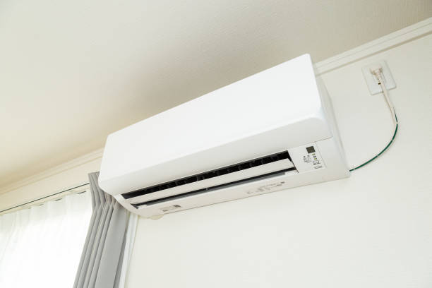 istock Air conditioner installed in the room. 1869834916