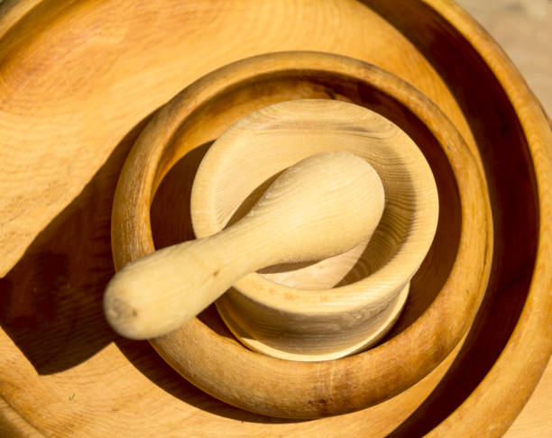 istock Wooden Garlic beater 1869853578
