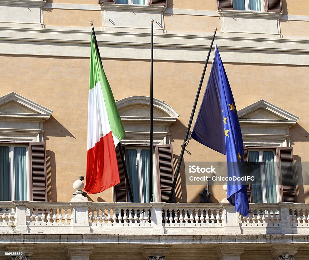 Palazzo Montecitorio Hauptsitz des italienischen Parlaments - Lizenzfrei Autorität Stock-Foto