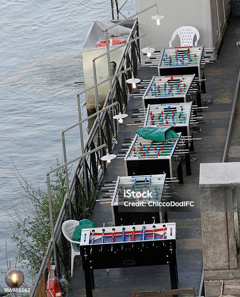 Soccer Series Type Table Football On The Lungo Tevere Stock Photo - Download Image Now