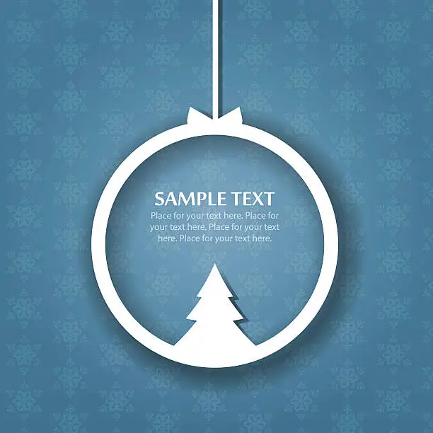 Vector illustration of Christmas background