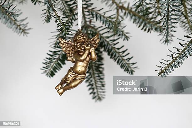 Christmas Decoration Stock Photo - Download Image Now - Angel, Backgrounds, Branch - Plant Part