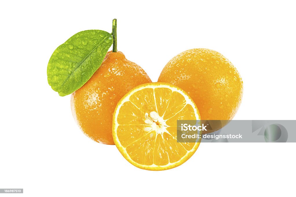 Süße orange - Lizenzfrei Blatt - Pflanzenbestandteile Stock-Foto