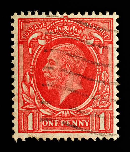 istock British King George V Postage Stamp 186987757