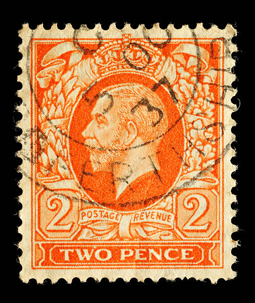 istock British King George V Postage Stamp 186988774